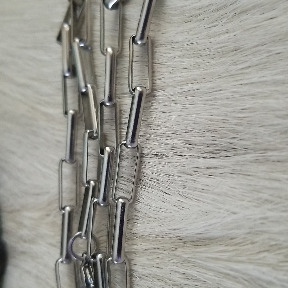 Square Paperclip Necklace - Picture 8 of 8